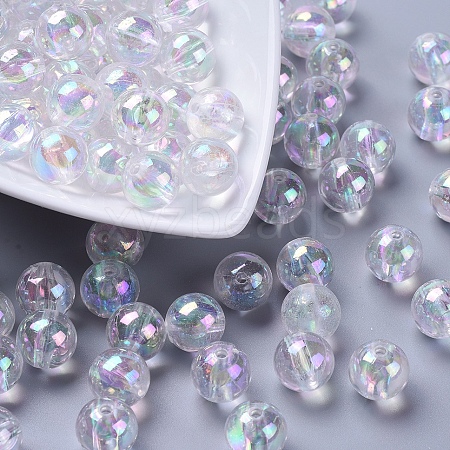 Eco-Friendly Transparent Acrylic Beads LS-PL736-2-1