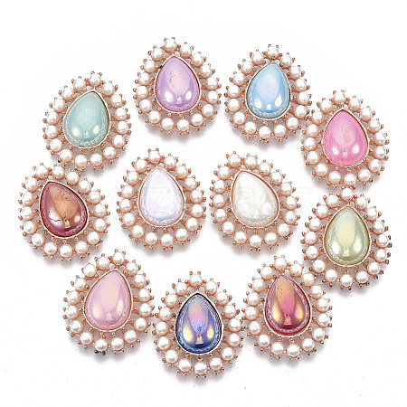 Alloy Flat Back Cabochons X-PALLOY-N151-03-1