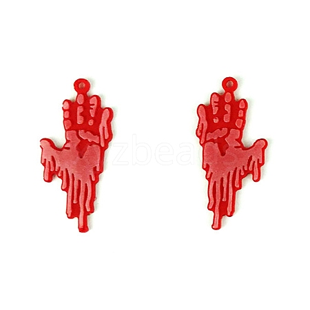 Bloody Effect Pendant Silicone Molds DIY-J009-03C-1