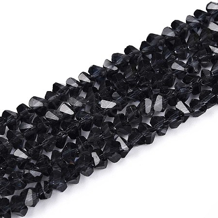 Transparent Glass Beads Strands GLAA-N018-4mm-30-1
