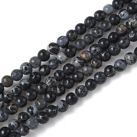 Dyed Natural Regalite/Imperial Jasper/Sea Sediment Jasper Beads Strands G-B124-C05-05-1
