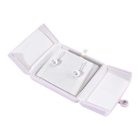 Velvet Jewelry Packing Boxes for Big Pendants CON-WH0085-226A-02-1