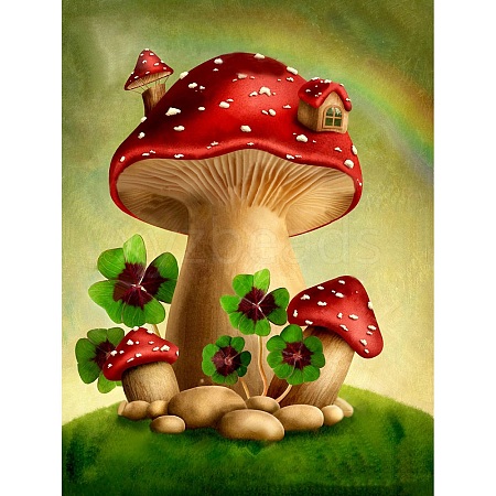 Mushroom DIY Diamond Painting Kit PW-WG28405-06-1