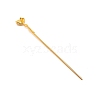 Alloy Hair Stick Findings FIND-WH0092-56G-2