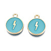 Alloy Enamel Pendants ENAM-N054-89B-2