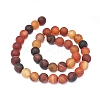 Natural Agate Beads Strands X-G-D0005-31-10mm-2