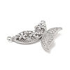 Brass Pave Clear Cubic Zirconia Pendants LS-KK-Z061-08P-02-2