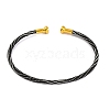 Braided Carbon Steel Wire Bracelet Making MAK-A017-B38-1