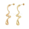 Teardrop 304 Stainless Steel Stud Earrings for Women EJEW-K278-23G-1