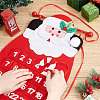 Christmas Non-woven Fabric Gnome Calendar Pendant Decorations DIY-WH0430-851-4