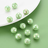 Opaque Acrylic Beads LS-X-TACR-S154-10F-01-3