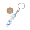 Handmade Glass Seed Beads Pendants Keychain KEYC-MZ00018-2