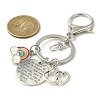 Teachers' Day Rainbow Alloy Enamel Keychains KEYC-TA00024-02-3