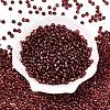 6/0 Baking Paint Transparent Glass Seed Beads SEED-N006-06D-2