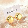 304 Stainless Steel Stud Earrings for Women EJEW-A125-68G-1