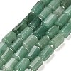 Natural Green Aventurine Beads Strands G-G068-A33-01-1