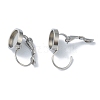 304 Stainless Steel Leverback Earring Findings KK-H152-09B-P-3