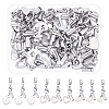 24 Sets 3 Style 304 Stainless Steel Lobster Claw Clasps FIND-FH0003-07-1