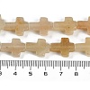 Natural Topaz Jade Beads Strands G-I369-A10-02-5