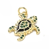 Brass Micro Pave Cubic Zirconia Pendants LS-KK-H255-01A-G01-2