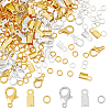 120Pcs 2 Color Zinc Alloy Lobster Claw Clasps DIY-HY0001-37-1