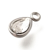 304 Stainless Steel Pendants STAS-Q346-04P-04-2