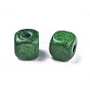 Dyed Natural Wood Beads WOOD-S617-7-LF-1