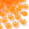 Frosted Acrylic Bead Caps MACR-S371-07A-724-1