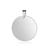 Anti-Tarnish 304 Stainless Steel Pendants STAS-I311-05C-P-1