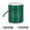 GOMAKERER 10 Rolls 10 Colors Polyester Braided Cords OCOR-GO0001-02-3