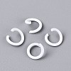Spray Painted Iron Open Jump Rings IFIN-T017-04B-31-1