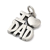 Father's Day 304 Stainless Steel Pendants STAS-C171-01A-AS-2