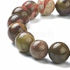 Natural Agate Beaded Stretch Bracelets BJEW-D446-D-35-2