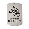Non-Tarnish 304 Stainless Steel Pendants LS-STAS-C098-01J-P-1