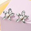 304 Stainless Steel Stud Earrings EJEW-S246-05P-2