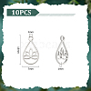 10Pcs 304 Stainless Steel Charms STAS-UN0061-10-3