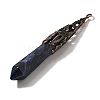 Natural Sodalite Pointed Big Pendants G-P560-02R-05-2