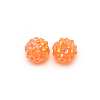 Opaque Acrylic Waxberry Beads OACR-CJC0006-01G-1