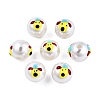 Animal Opaque ABS Plastic Imitation Pearl Enamel Beads KY-G020-03A-3