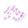 Ornament Accessories Disc Plastic Paillette Beads PVC-R013-10mm-M-2