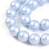 Baking Painted Pearlized Glass Pearl Bead Strands HY-N002-6mm-C04-4