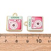 Printed Alloy Pendants AL-CBA7256-17B-G-2