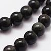 Natural Obsidian Beads Strands G-D838-10mm-04-3