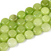 Dyed Natural White Jade Beads Strands G-T143-16J-4