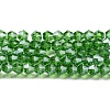 Transparent Electroplate Glass Beads Strands LS-EGLA-A039-T4mm-A03-1