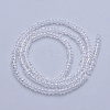 Transparent Glass Beads Strands GLAA-R200-C09-2