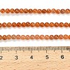 Natural Red Aventurine Beads Strands G-Z116-A24-3mm-5