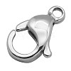 Tarnish Resistant 304 Stainless Steel Lobster Claw Clasps X-STAS-AB16-1