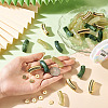 32Pcs 4 Colors Curved Tube Acrylic Beads DIY-TA0014-73-7