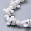 Handmade Lampwork Beads Strands PORC-K002-02A-3